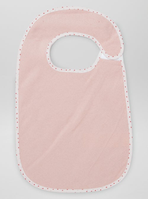 Set of 7 Lined Terry Bibs - Kiabi