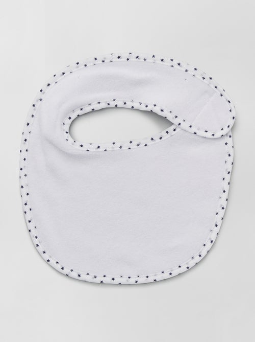 Set of 7 Terry Cloth Bibs with Hook-and-Loop Fastener - Kiabi