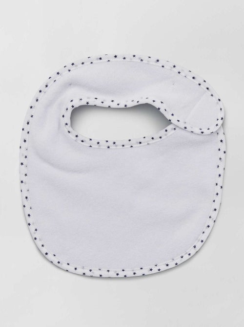 Set of 7 Terry Cloth Bibs with Hook-and-Loop Fastener - Kiabi