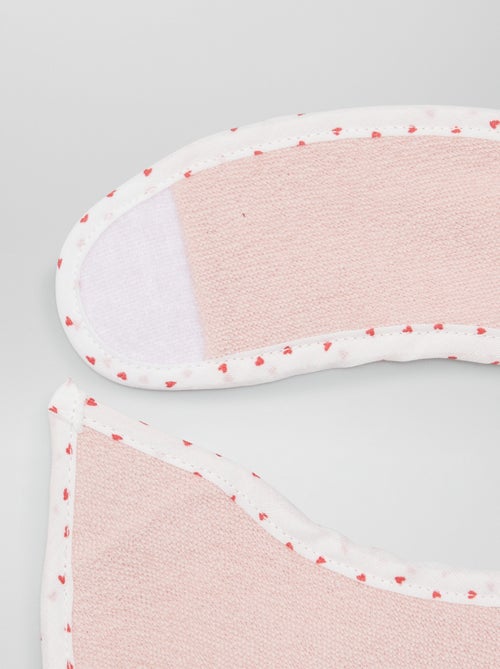 Set of 7 Terry Cloth Bibs with Hook-and-Loop Fastener - Kiabi