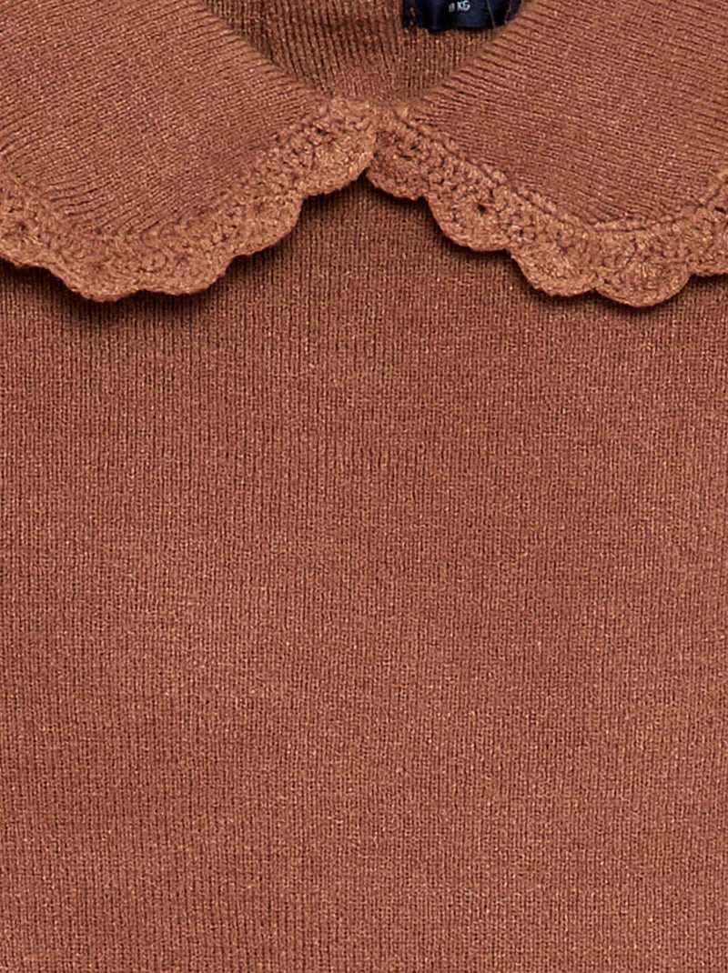 Set Sweatshirt + Leggings aus Kompaktstrick - 2-teilig Marron - Kiabi