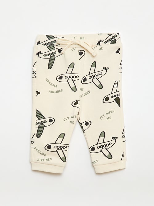 Set Sweatshirt und Jogginghose mit Fantasie-Print - 2-teilig - Kiabi