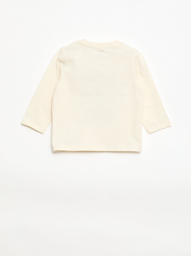 Set T-Shirt + Hose – 2-teilig Beige - Kiabi