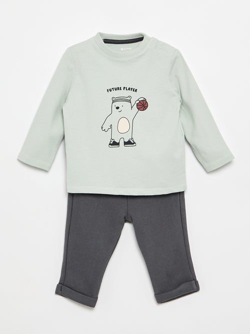 Set T-Shirt + Jogginghose - 2-teilig - Kiabi