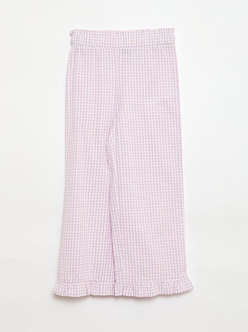 Set Top + Hose mit Baumwoll-Details - Kiabi