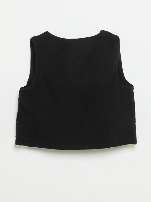 Set: Trägertop und Gilet - Kiabi Set: Trägertop und Gilet - Kiabi