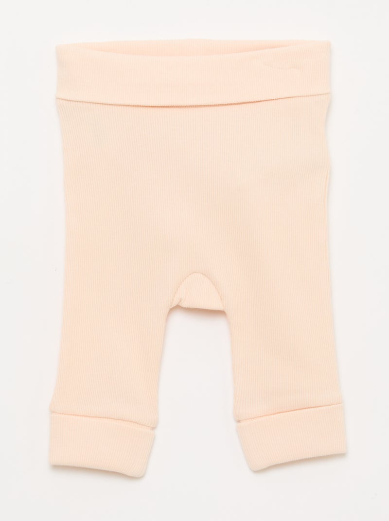 Set Wickeljäckchen + Leggings - 2-teilig Rosa - Kiabi