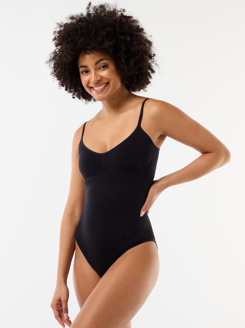 Shapewear-Body mit formendem Effekt Schwarz - Kiabi