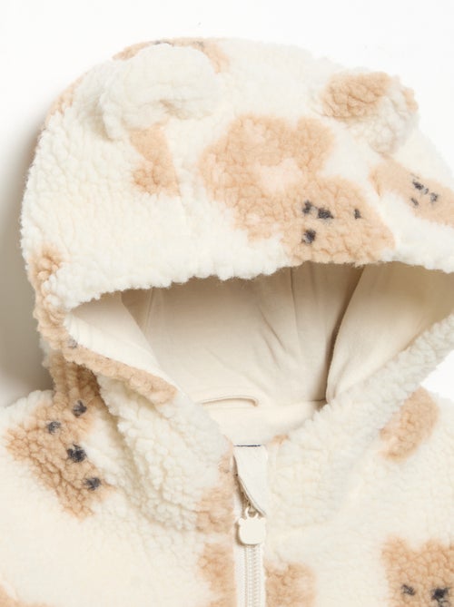 Shearling-look jacket - Kiabi Shearling-look jacket - Kiabi