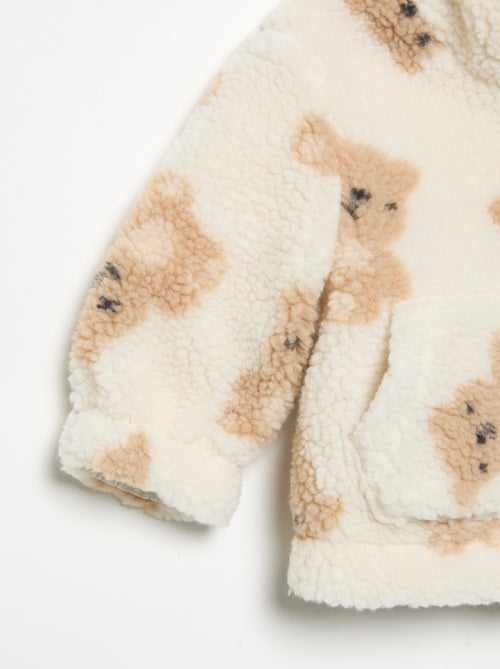 Shearling-look jacket - Kiabi Shearling-look jacket - Kiabi
