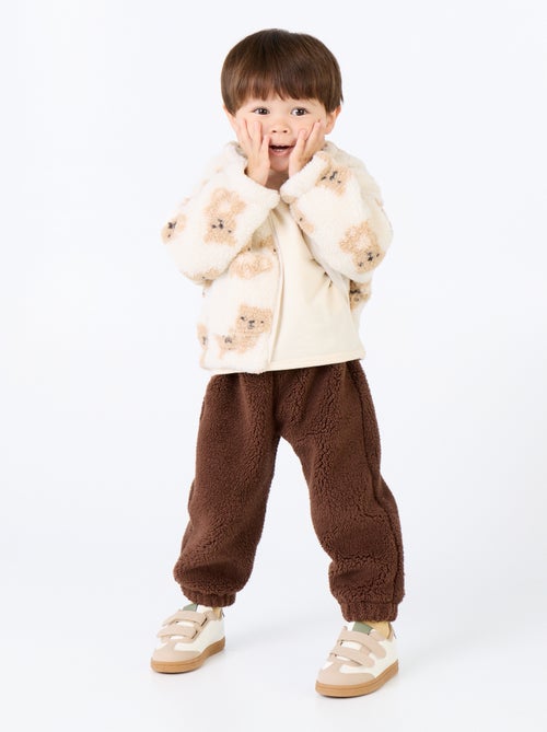 Sherpa-effect trousers - Kiabi