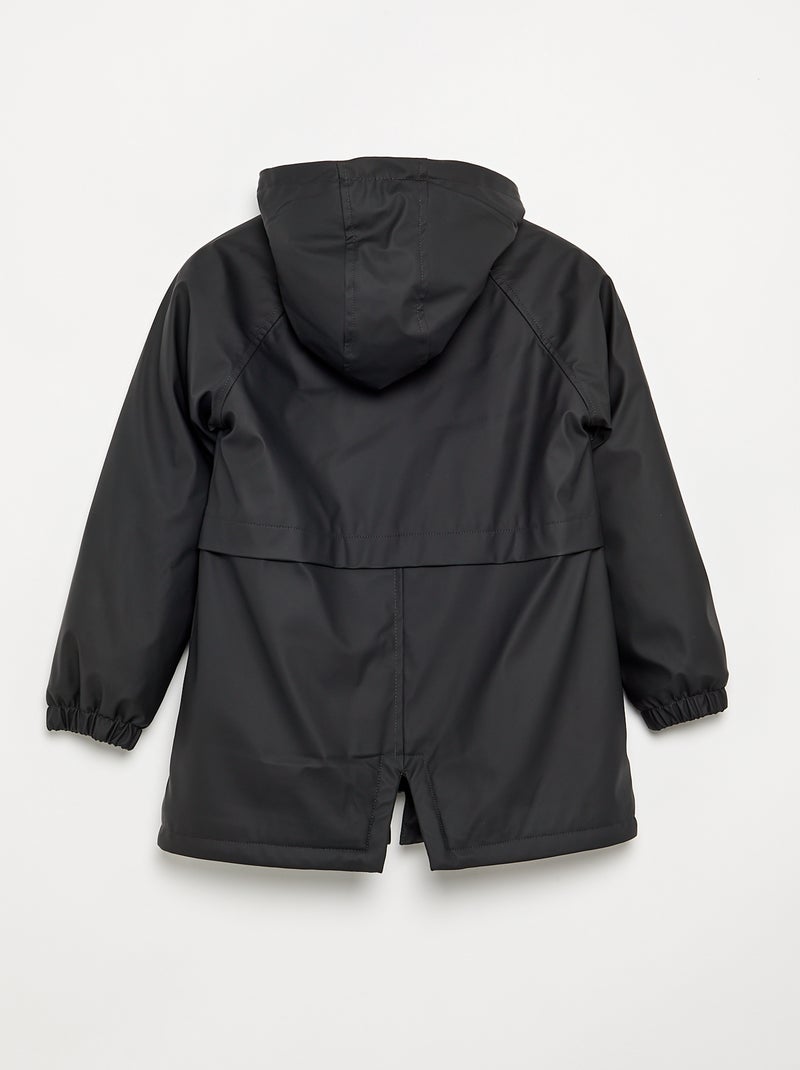 Sherpa-lined Parka Black - Kiabi