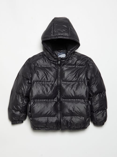 Shiny hooded puffer jacket - Kiabi
