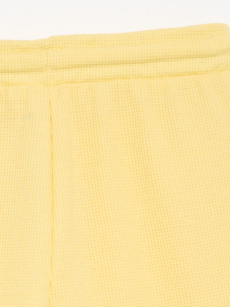 Short a nido d'ape Giallo - Kiabi