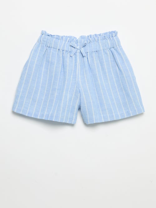 Short a tinta unita con fiocco decorativo - Kiabi Short a tinta unita con fiocco decorativo - Kiabi