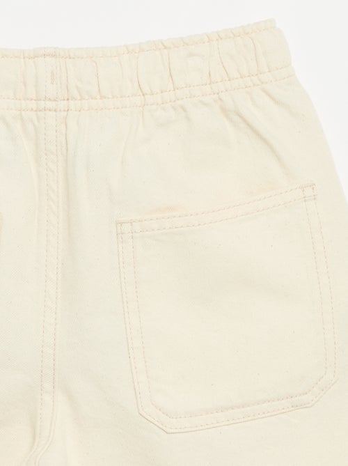 Short a tinta unita con vita elasticizzata - Kiabi
