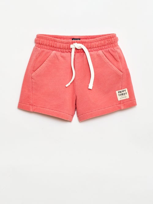 Short aus ungebürstetem Sweatstoff - Kiabi