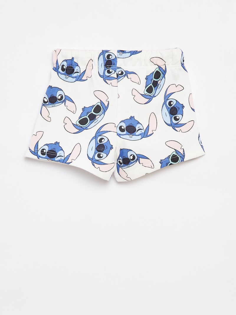 Short avec cordons 'Disney' BLANC - Kiabi