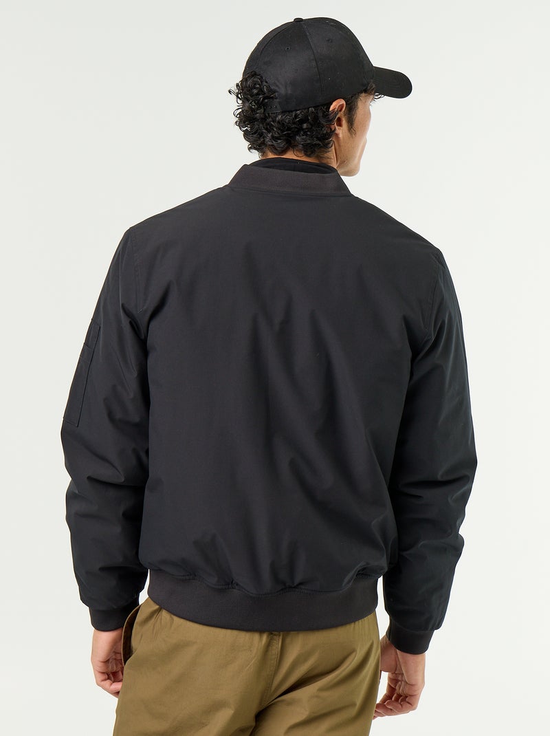 Short aviator jacket Black - Kiabi