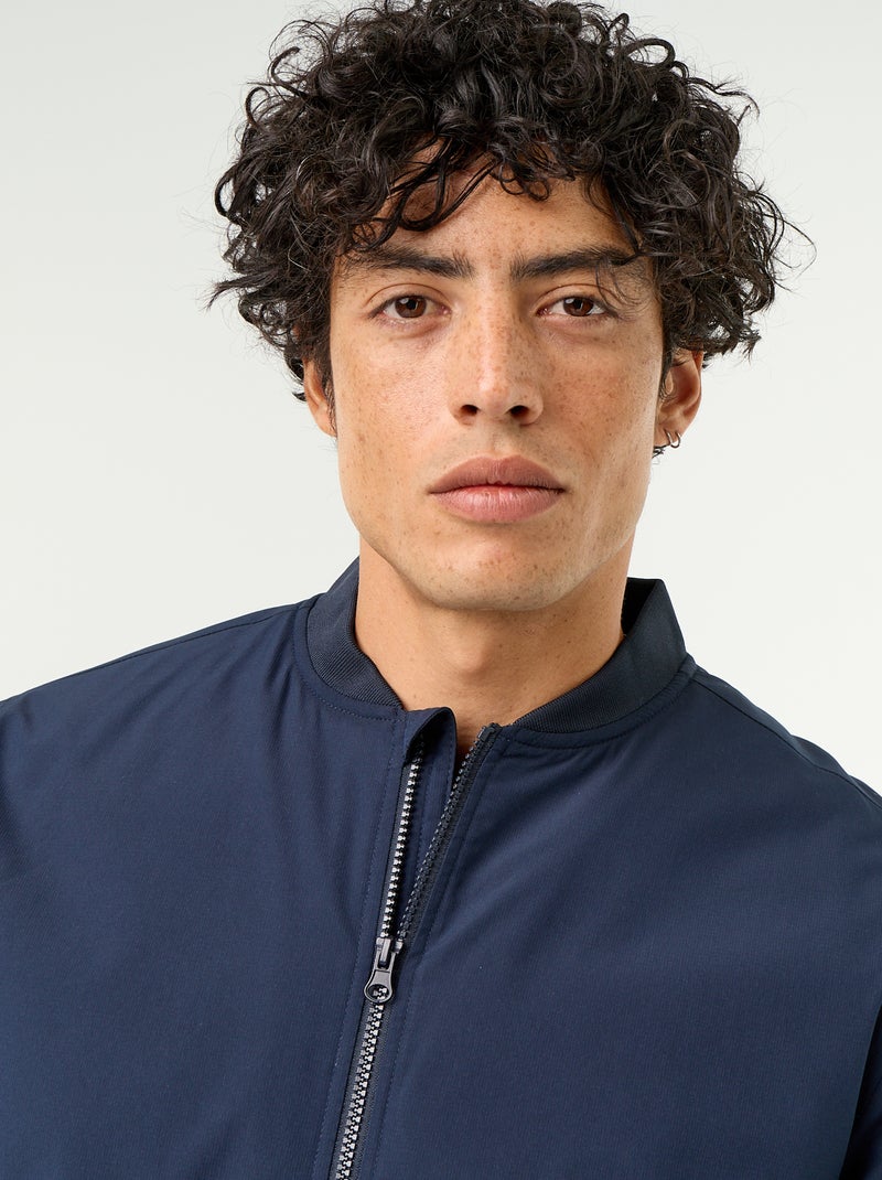 Short aviator jacket Blue - Kiabi