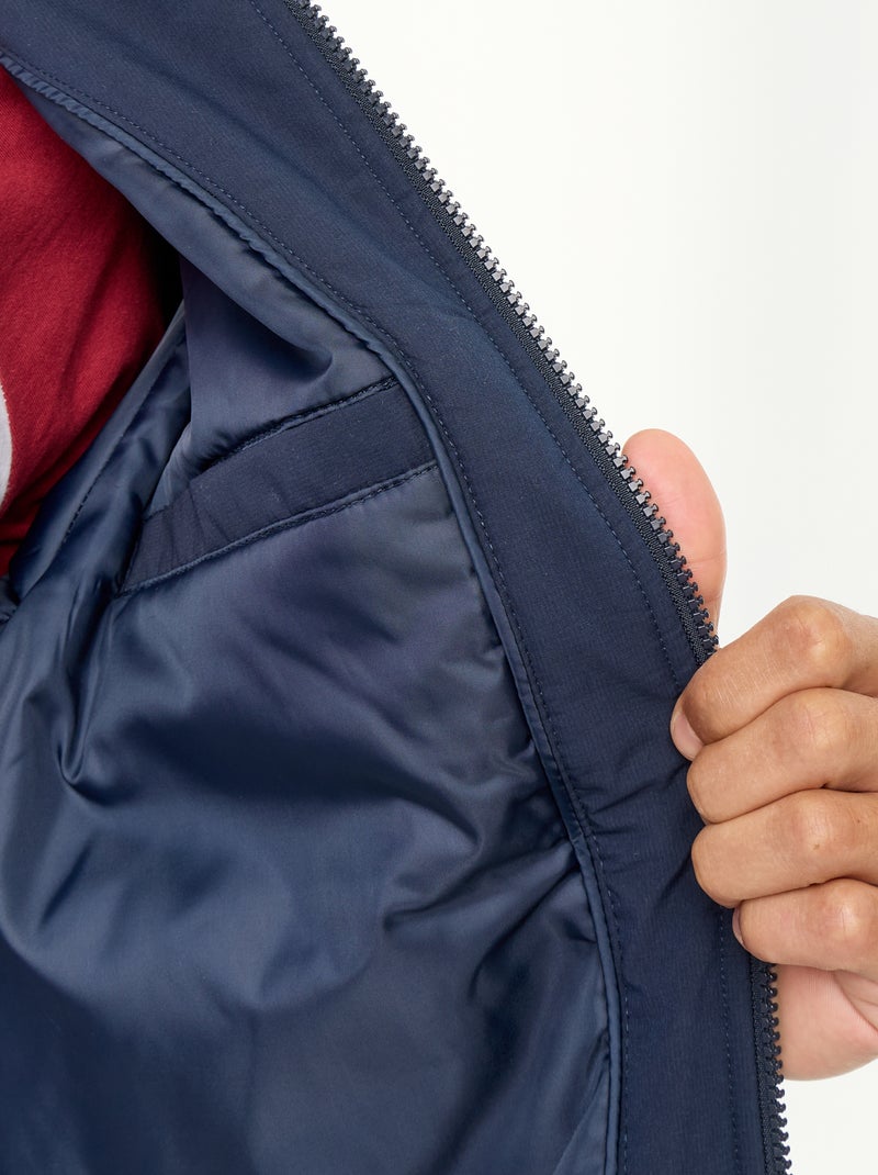 Short aviator jacket Blue - Kiabi