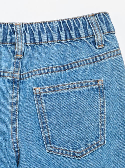Short brodé en denim - Kiabi