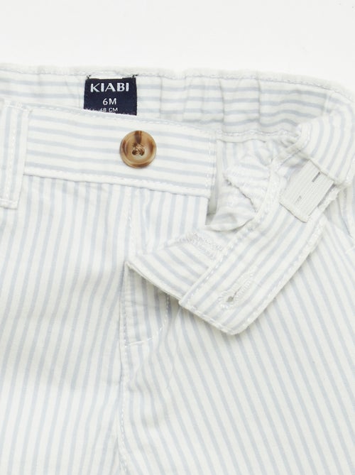 Short chino avec taille ajustable - Kiabi