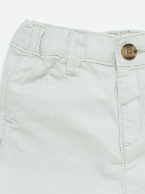 Short chino avec taille ajustable - Kiabi