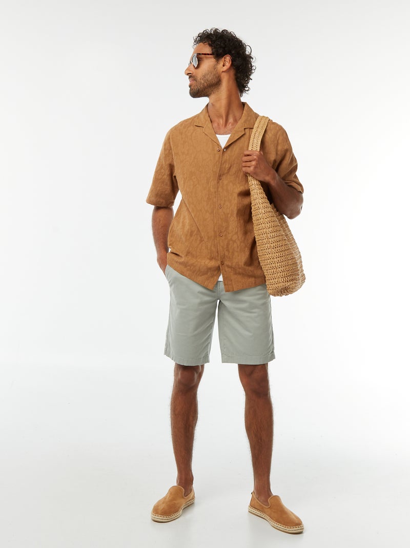 Short chino Vert - Kiabi