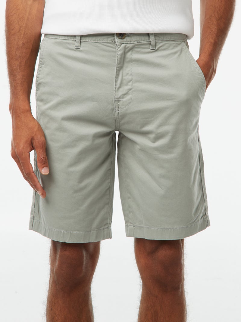 Short chino Vert - Kiabi