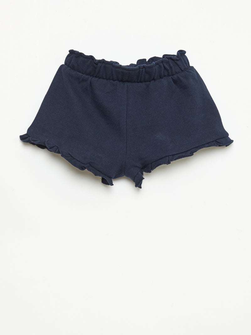 Short con volant e fiocco in vita Blu - Kiabi