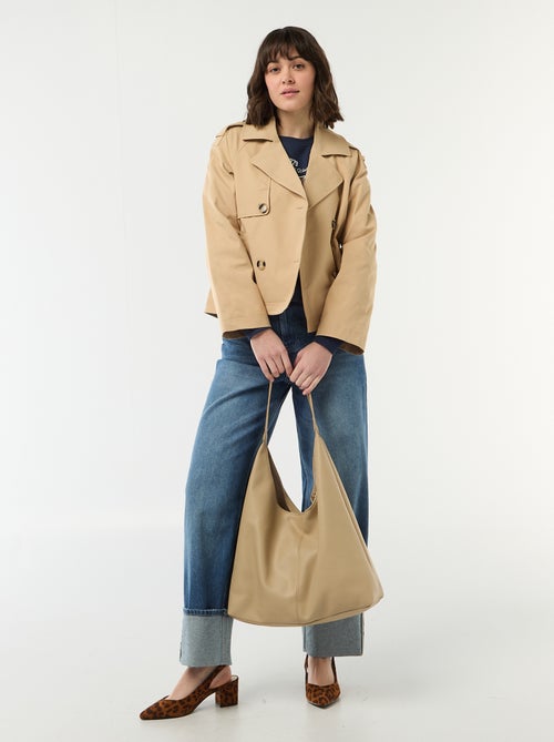 Short cotton trench coat - Kiabi