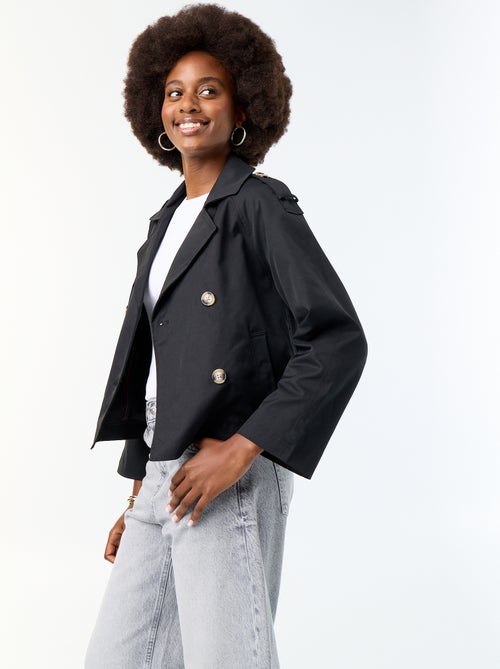 Short cotton trench coat - Kiabi