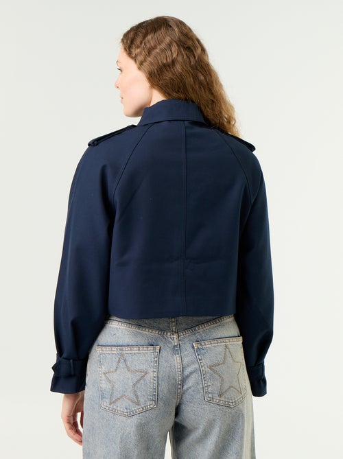 Short cotton trench coat - Kiabi