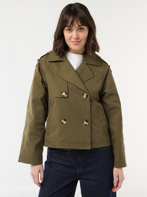 Short cotton trench coat - Kiabi