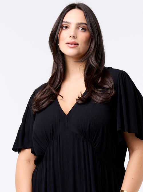 Short crêpe dress - Kiabi