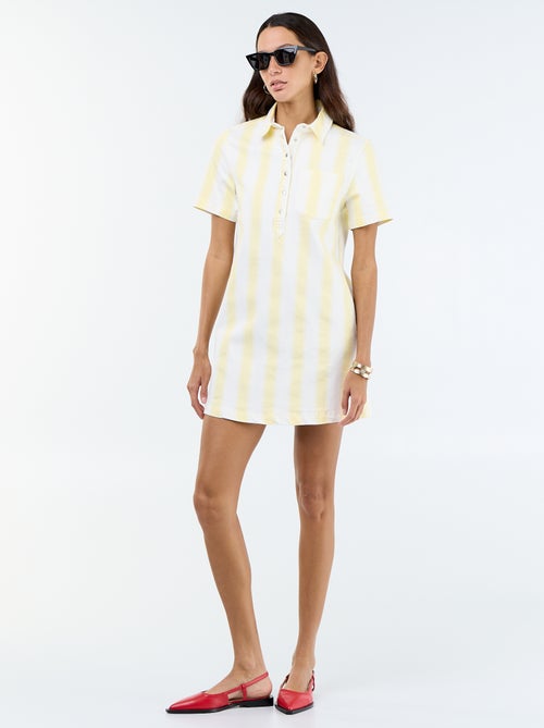 Short-cut Twill Dress - Kiabi