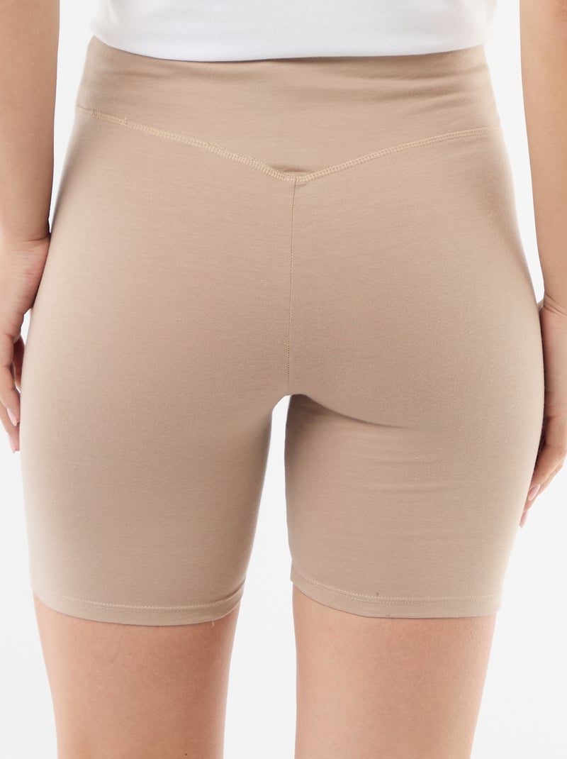 Short cycliste Beige - Kiabi