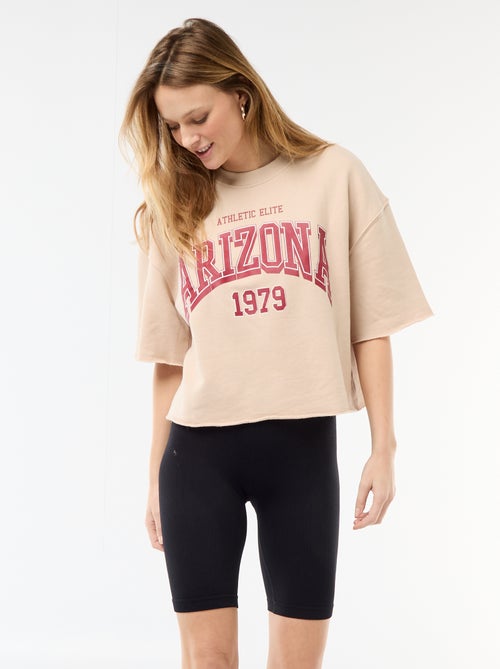 Short cycliste côtelé - Kiabi