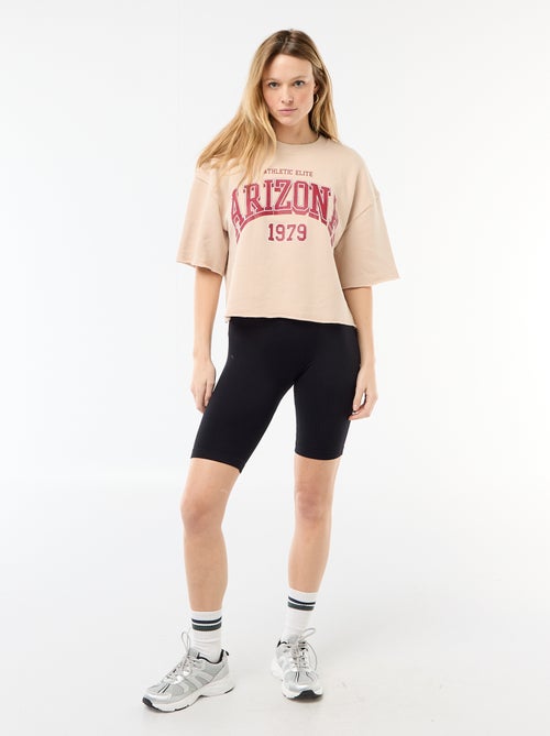 Short cycliste côtelé - Kiabi