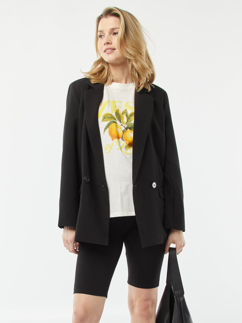 Short cycliste grossesse Noir - Kiabi