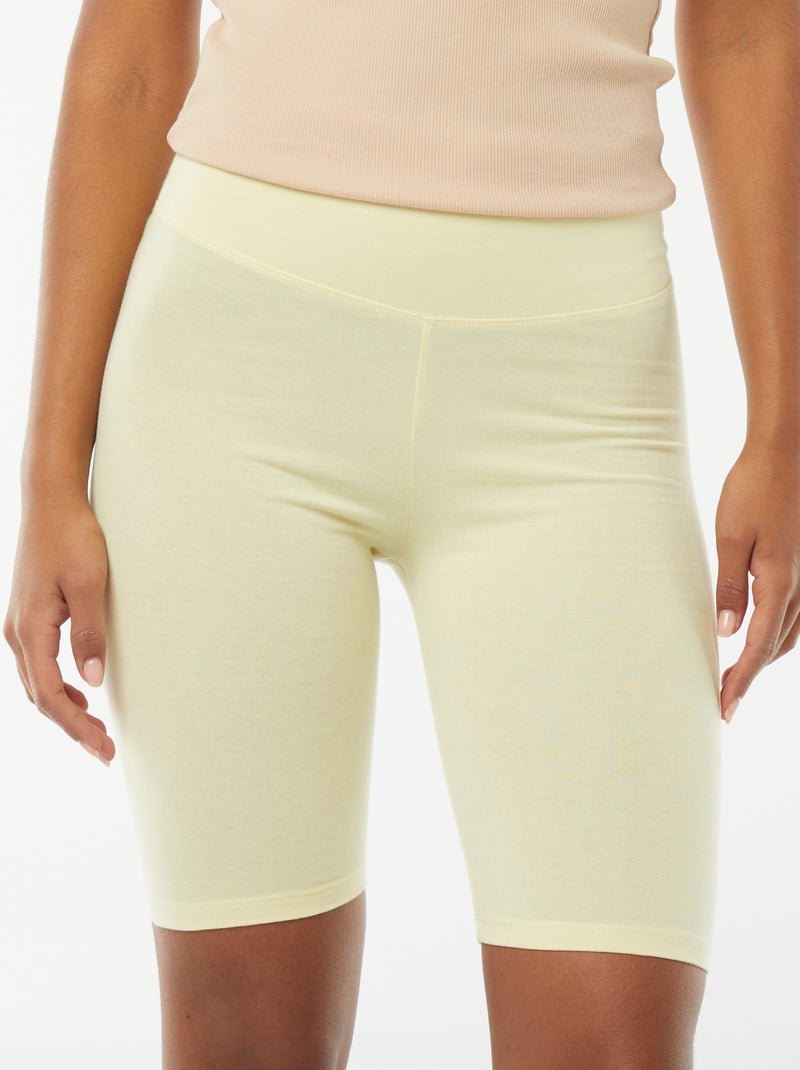 Short cycliste JAUNE - Kiabi