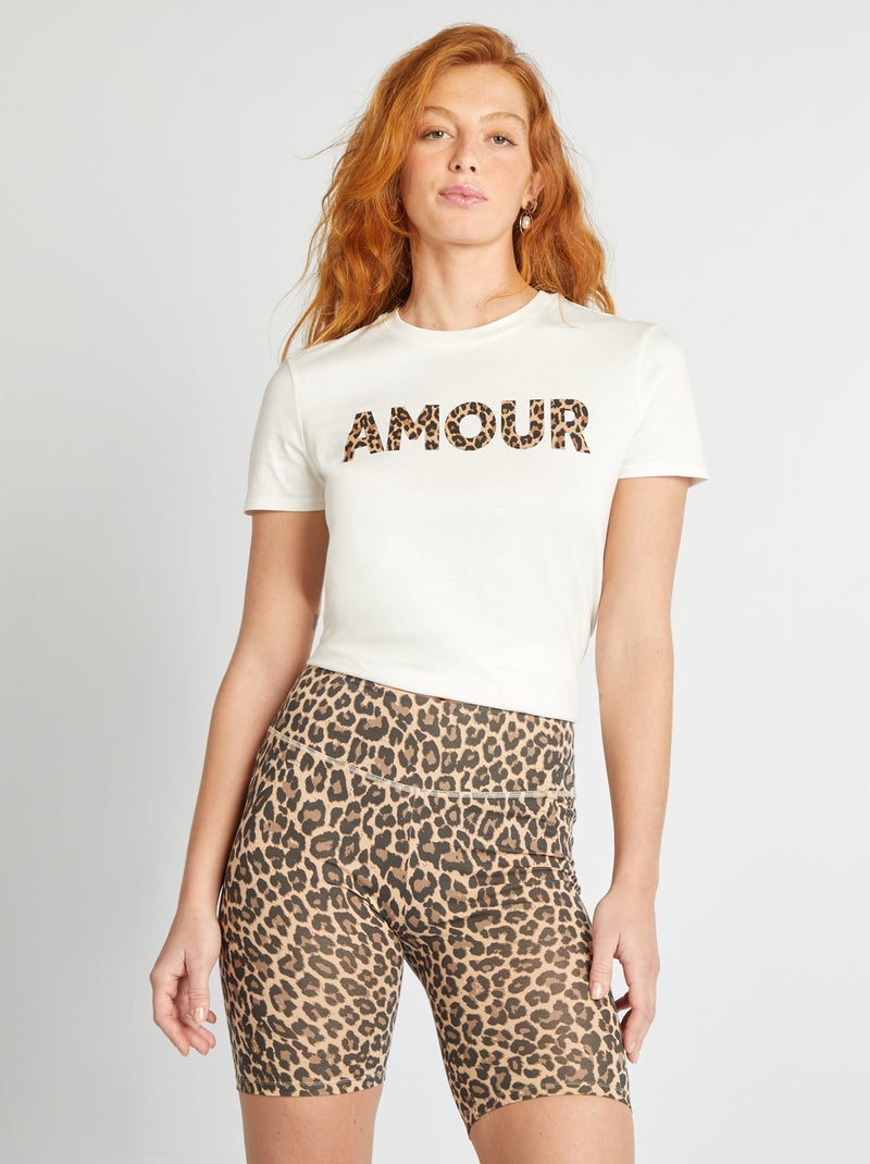 Short cycliste Léopard - Kiabi