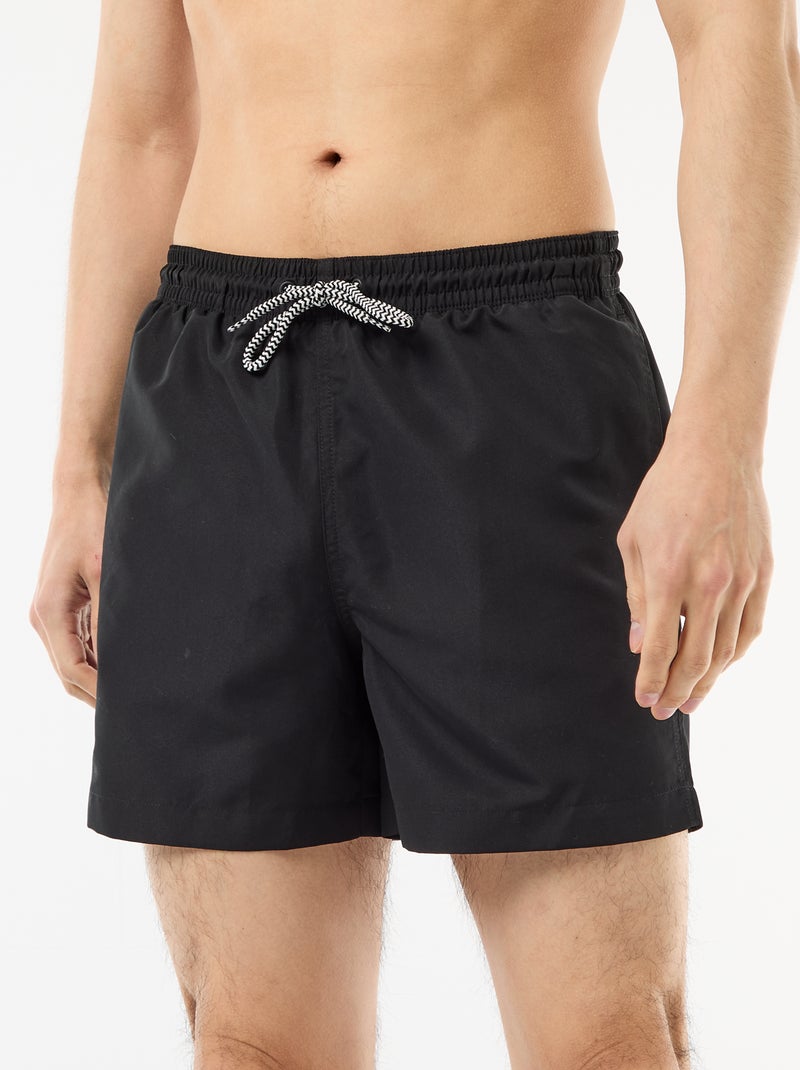 Short da spiaggia Nero - Kiabi
