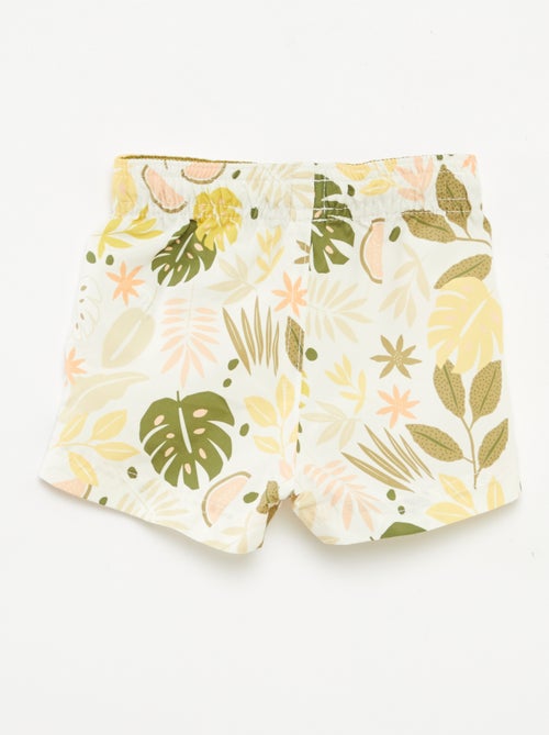 Short de bain à motif - Kiabi