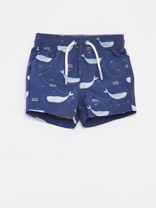 Short de bain à motif - Kiabi