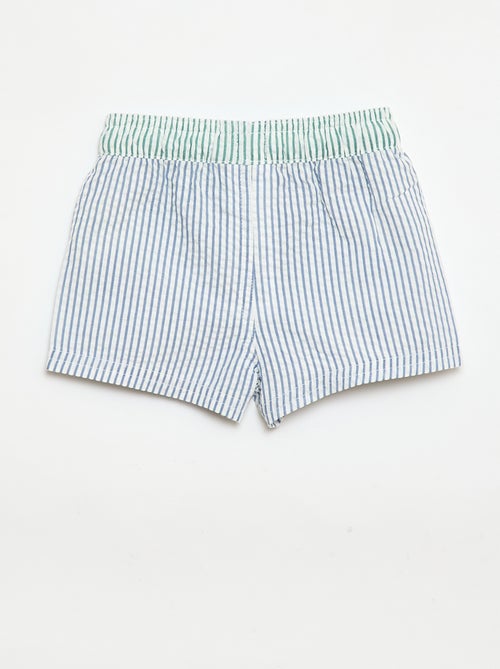 Short de bain à motif - Kiabi