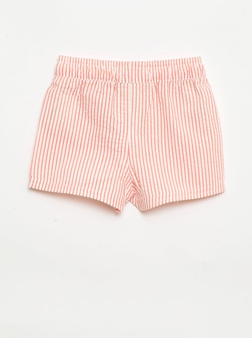 Short de bain à motif - Kiabi