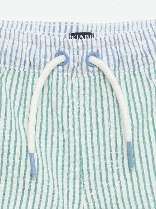 Short de bain à motif - Kiabi