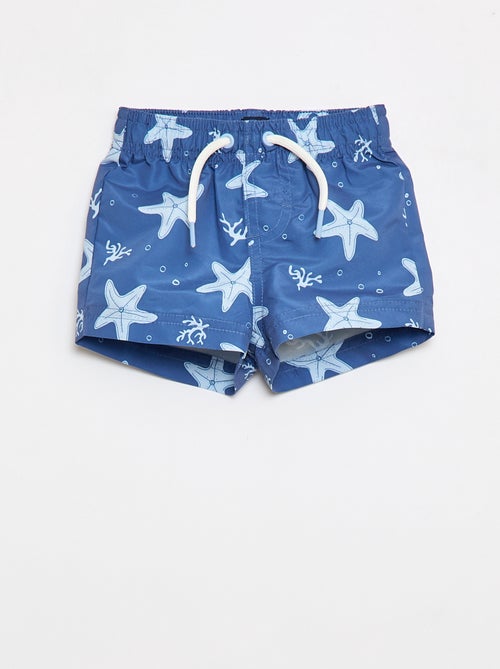 Short de bain à motifs - Kiabi